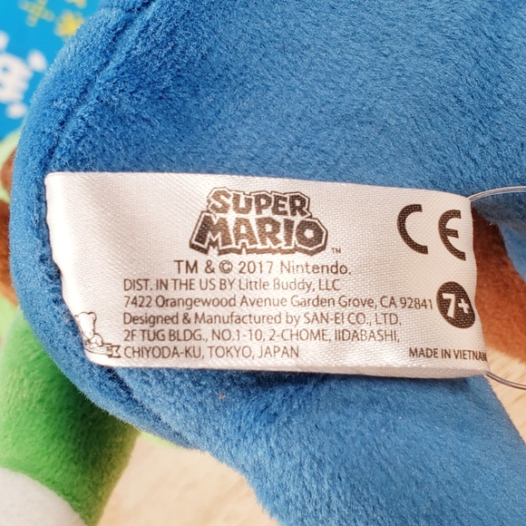 All Star Collection Super Mario LUIGI 8" #02 Nintendo Genuine Little Buddy Plush - Picture 8 of 12